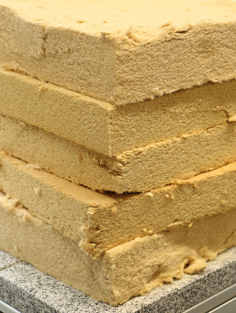Picture of wood-fiber insulation material